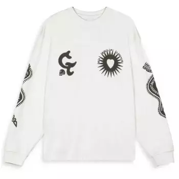 Футболка Grimey Causing Panic, белый