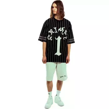 Футболка Grimey Causing Panic Heavyweight Football, черный