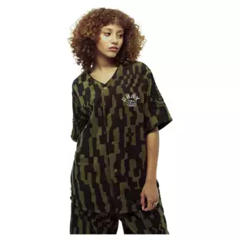 Футболка Grimey Lucky Dragon All Over Jacquard Baseball, зеленый