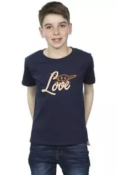 Футболка Grogu Love Star Wars, темно-синий