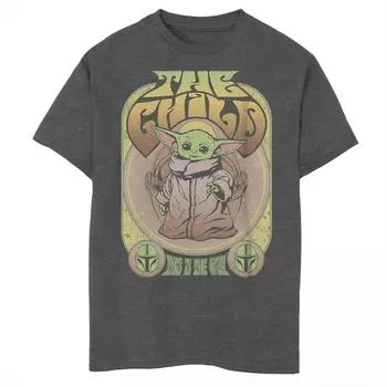 Футболка Grogu с рисунком в стиле ретро для мальчиков 8–20 лет «Звездные войны: Мандалорец» The Child This Is The Way Grogu Star Wars