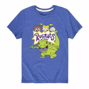 Футболка группы персонажей Rugrats для мальчиков 8–20 лет Licensed Character