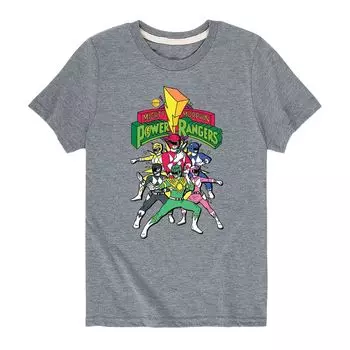 Футболка группы Power Rangers для мальчиков 8–20 лет Licensed Character