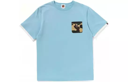 Футболка GS A Bathing Ape, светло-голубой