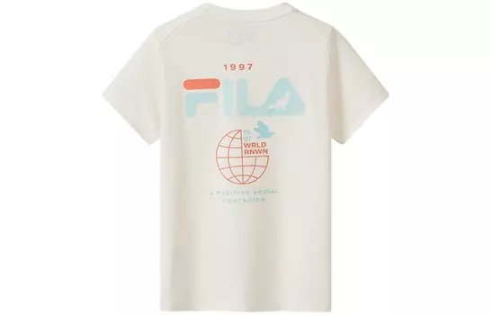 Футболка GS Fila Kids, слоновая кость