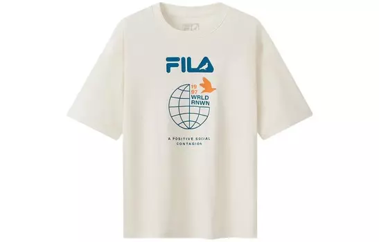 Футболка GS Fila Kids, слоновая кость