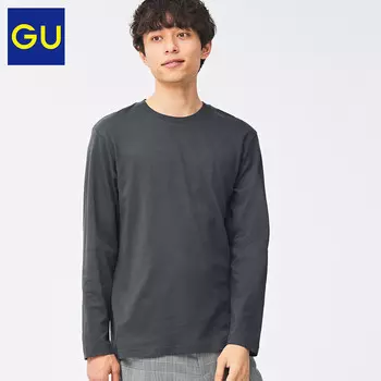 Футболка GU с круглым вырезом, темно-синий