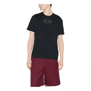 Футболка Gucci Cotton Jersey T-shirt 'Black', черный