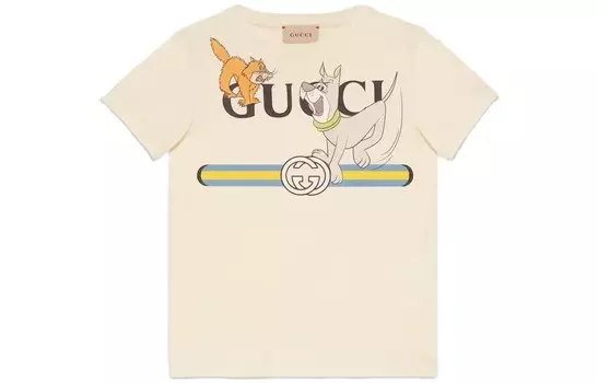 Футболка Gucci детская, кремовый
