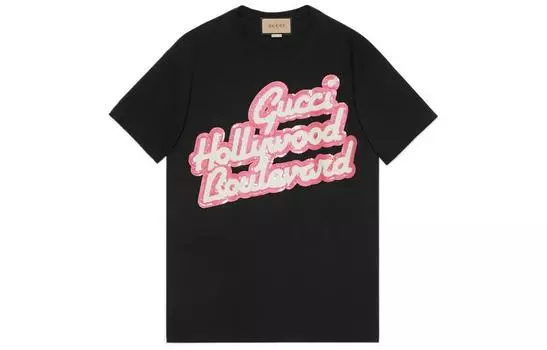 Футболка Gucci Hollywood Boulevard, черный