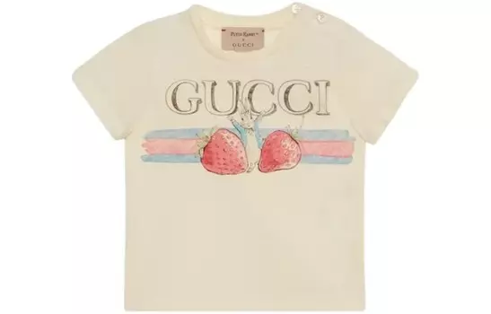 Футболка Gucci, кремовый