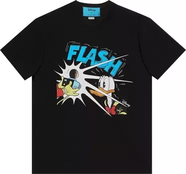 Футболка Gucci x Disney Donald Duck Print T-Shirt Black/Multicolor, черный