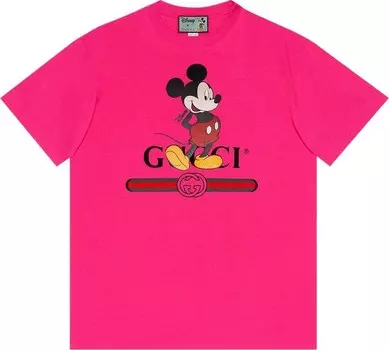 Футболка Gucci x Disney Oversize T-Shirt Pink, розовый