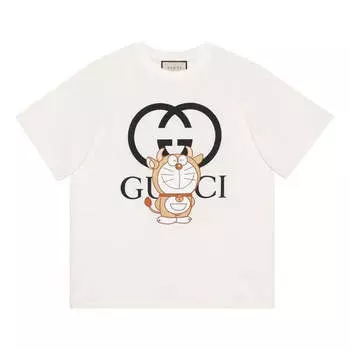 Футболка GUCCI x Doraemon Graphic Tee 'Ivory', цвет ivory