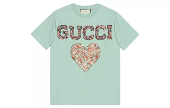 Футболка Gucci женская, голубой