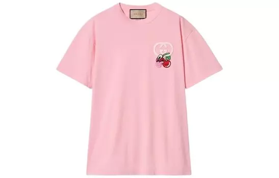 Футболка Gucci женская, розовый