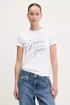 Футболка Guess Jeans, белый