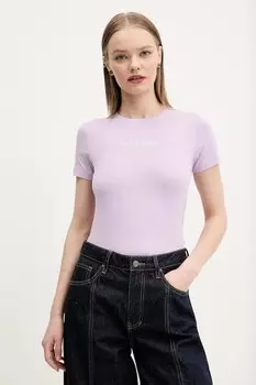 Футболка Guess Jeans, фиолетовый