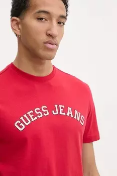 Футболка Guess Jeans, красный