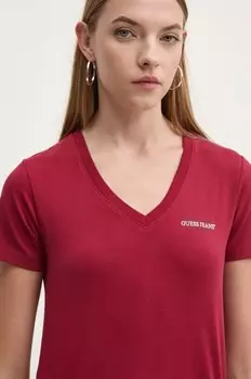 Футболка Guess Jeans, красный