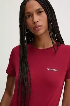 Футболка Guess Jeans, красный