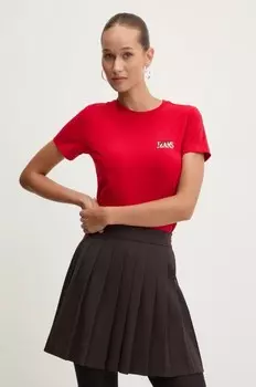 Футболка Guess Jeans, красный