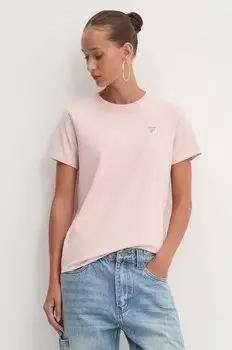 Футболка Guess Jeans, розовый