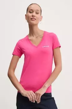 Футболка Guess Jeans, розовый