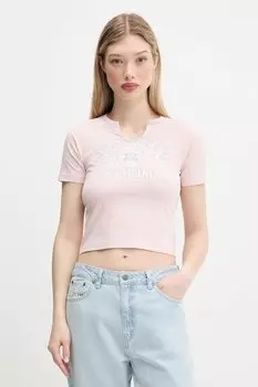 Футболка Guess Jeans, розовый