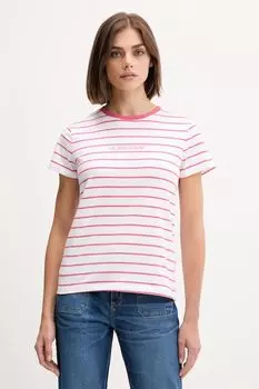 Футболка Guess Jeans, розовый