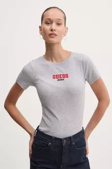 Футболка Guess Jeans, серый