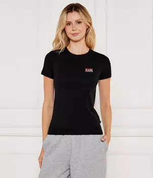 Футболка Guess Jeans Slim Fit, черный