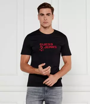 Футболка Guess Jeans Slim Fit, черный