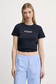 Футболка Guess Jeans, темно-синий