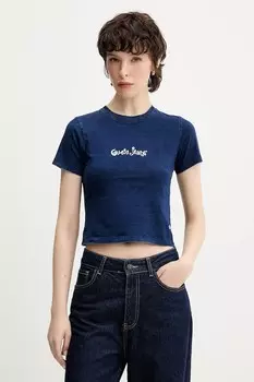 Футболка Guess Jeans, темно-синий