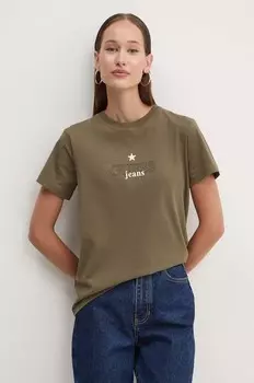 Футболка Guess Jeans, зеленый