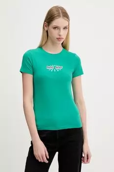 Футболка Guess Jeans, зеленый