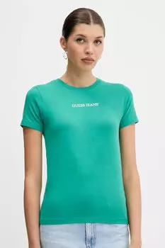 Футболка Guess Jeans, зеленый