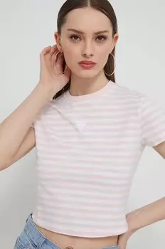 Футболка Guess Originals, розовый