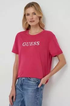 Футболка Guess, розовый