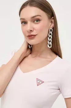 Футболка Guess, розовый