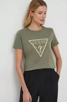 Футболка Guess, зеленый