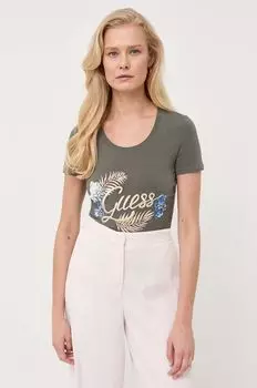 Футболка Guess, зеленый