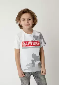 Футболка Gulliver со спортивным принтом, цвет Wei-Mehrfarbig