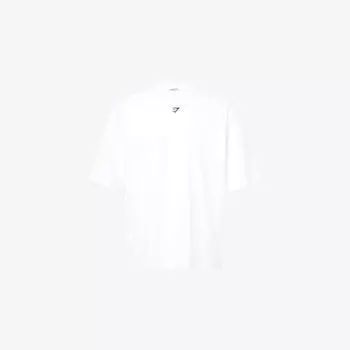 Футболка Gymshark боксерская хлопковая, белый