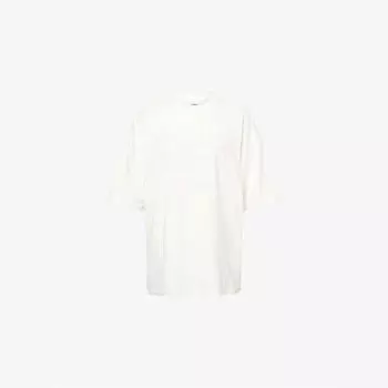 Футболка Gymshark из стрейч-хлопка с принтом, белый