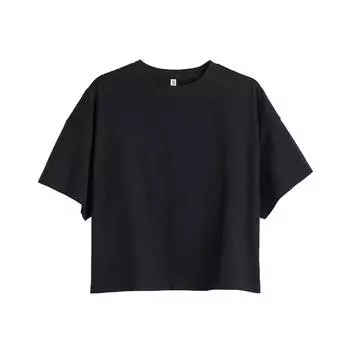 Футболка H&amp;M+ Cotton, чёрный
