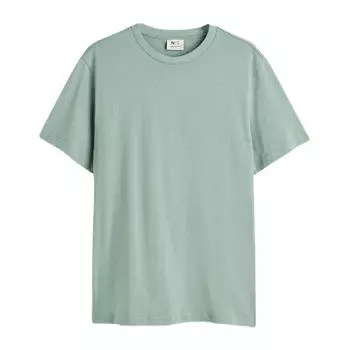 Футболка H&amp;M Essentials No.7, мятно-зеленый