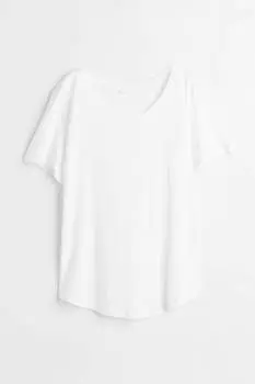 Футболка H&M Modal-blend, белый