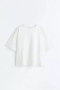 Футболка H&M Oversized, белый